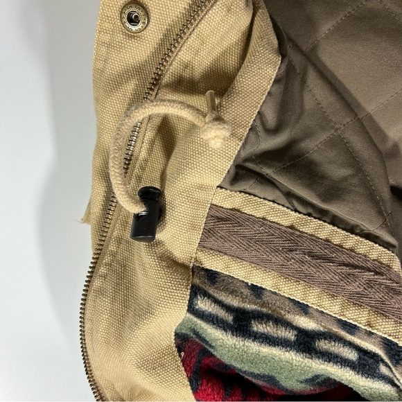 Cabela’s | Canvas Chore Barn Coat Fleece & Quilted Lined Tan | L - Picture 12 of 16